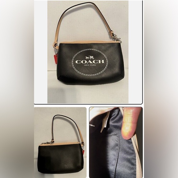 COACH F51788 Horse and Carriage Medium Black Wallet Wristlet NWT - Picture 4 of 4